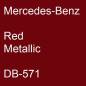 Preview: Mercedes-Benz, Red Metallic, DB-571.